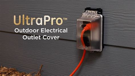 how to cover outdoor electrical box|ultrapro outdoor electrical outlet cover.